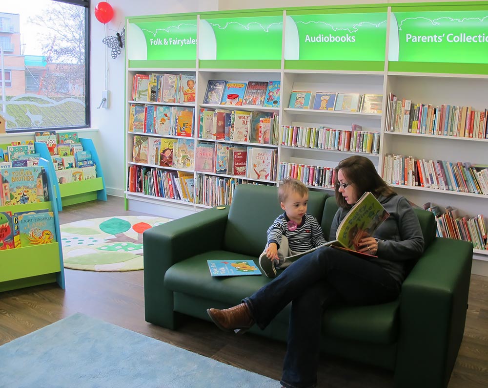 Space to share a book, South Woodford Library