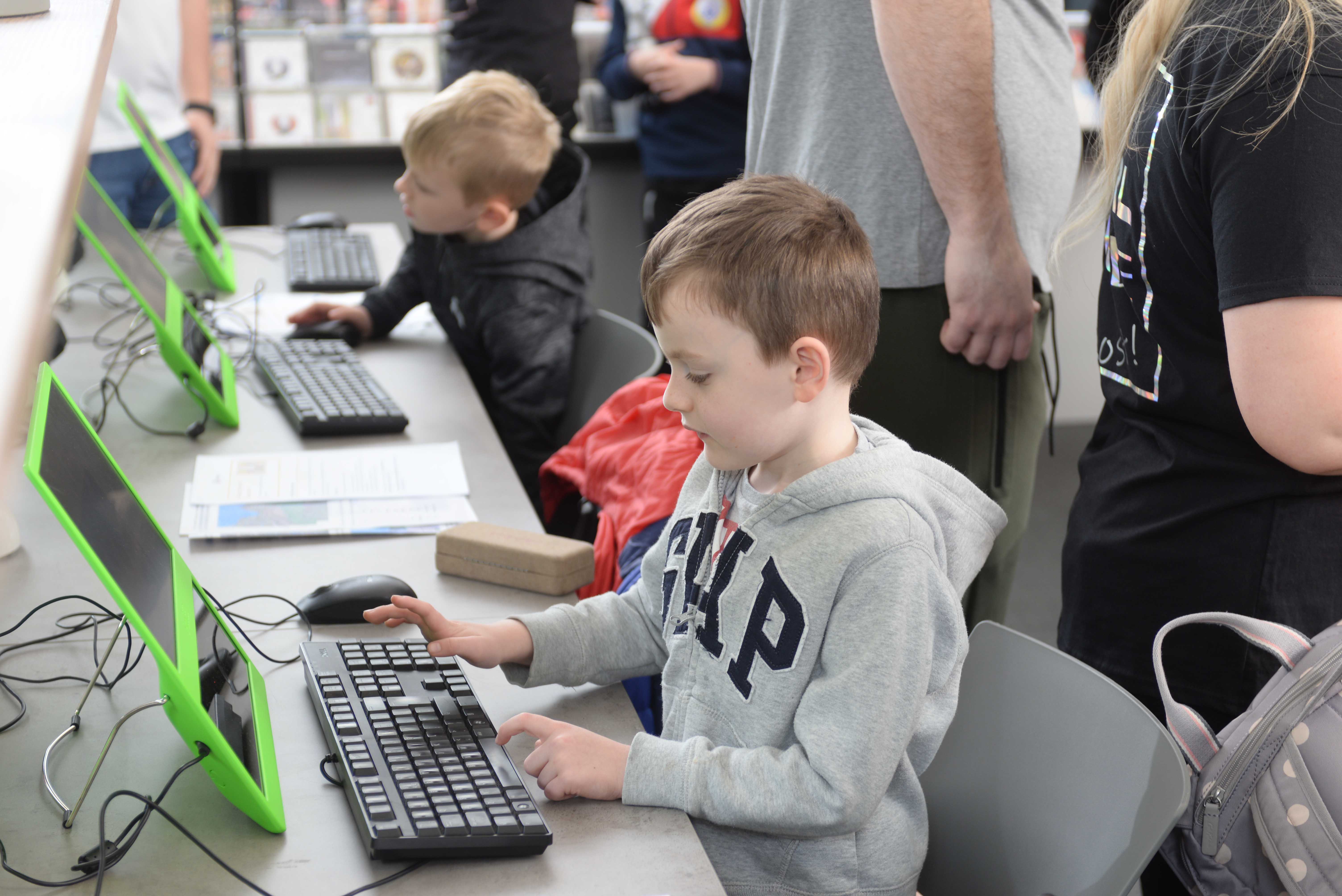Young children learn to code