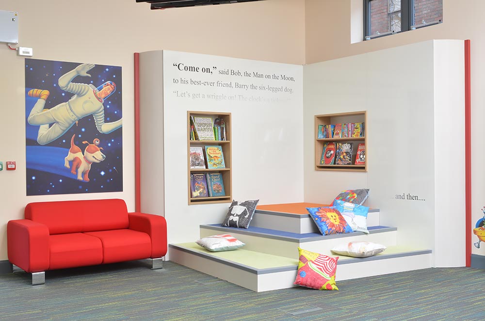 Big Book storytime feature, Gateshead Central Library