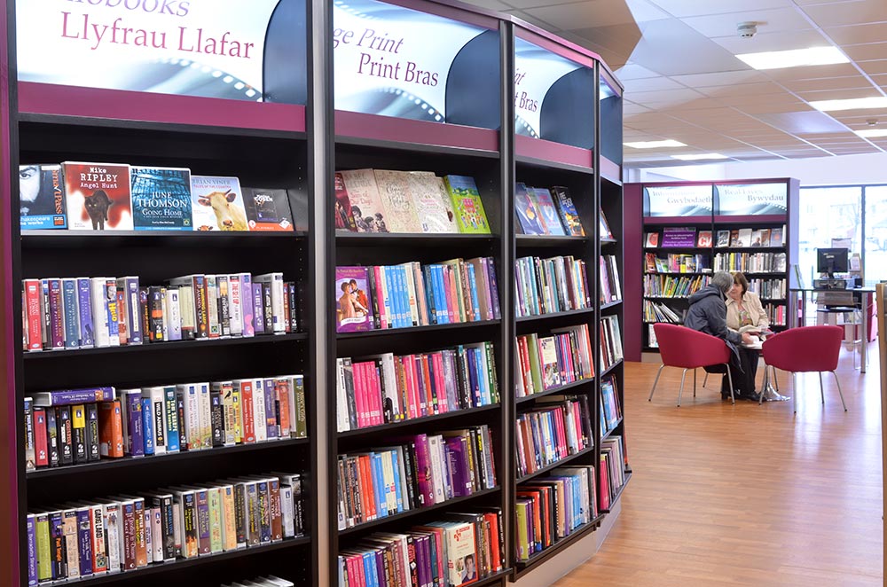 A place to meet and chat, Risca Palace Library